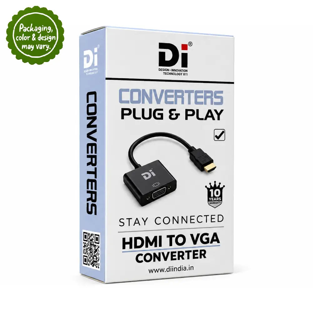 DI HDMI To VGA Converter (Male To Female)